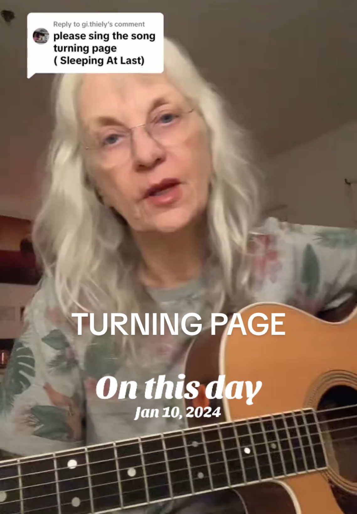 #onthisday TURNING PAGE 🔸 SLEEPING AT LAST #turningpage #sleepingatlast #music #cover #coversong #acoustic #acousticcovers #guitar #singing