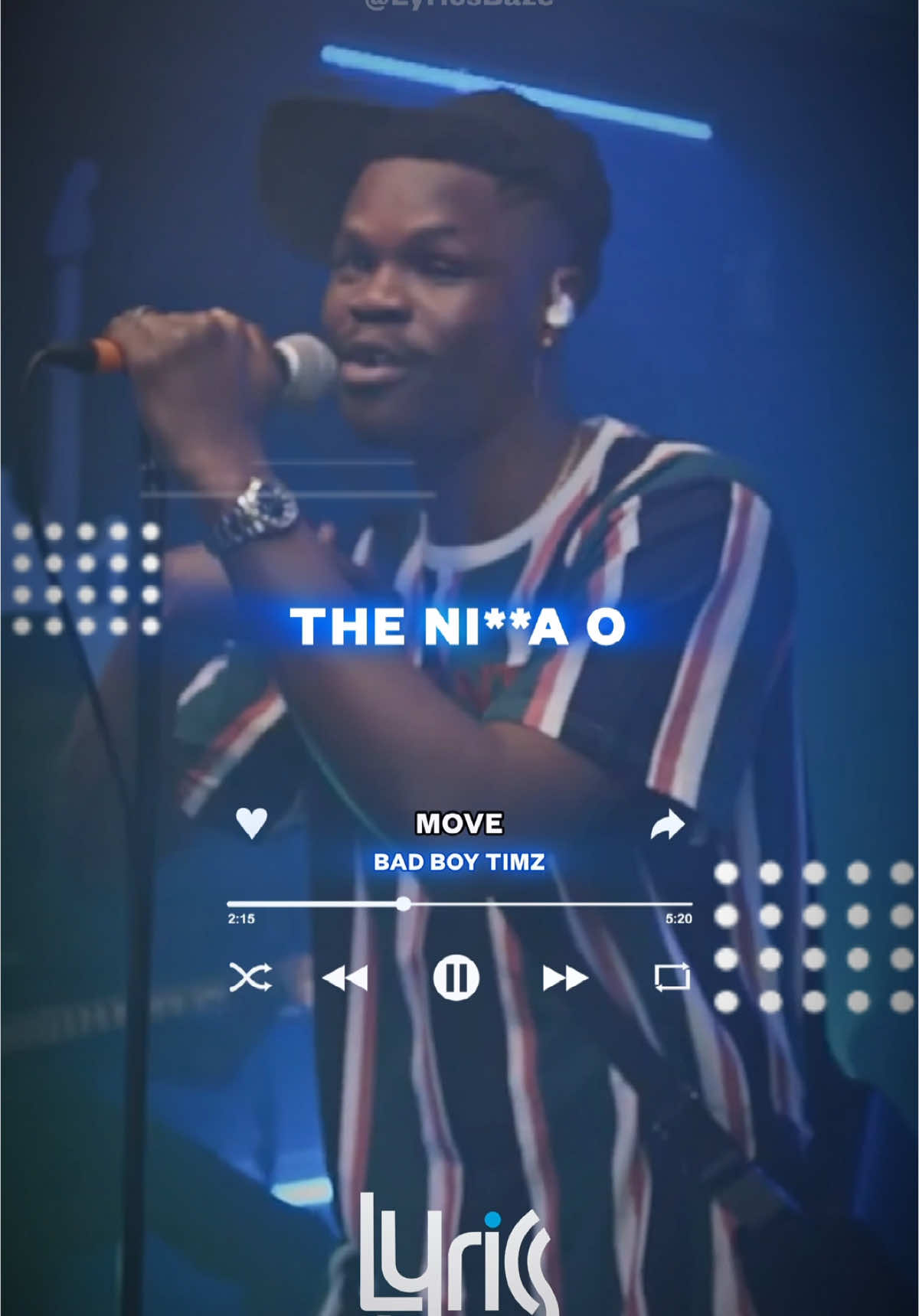BAD BOY TIMZ - MOVE (LYRICS VIDEO) #badboytimz #badboy #timz #mov #movement #lyrics_songs 