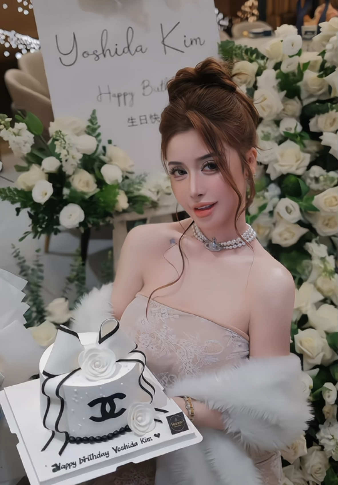 Happy Birthday to me 😍 Mời sinh nhật online 🎂  @Chị ba YoshiYoshi 🥰 #yoshidakim 