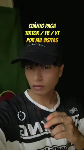 Cuánto paga TikTok Facebook y YouTube por un video de mil visitas?  #aprendeahora #monetizacion #facebook #youtube #tiktokmoney #real #paratiii #fbreels  