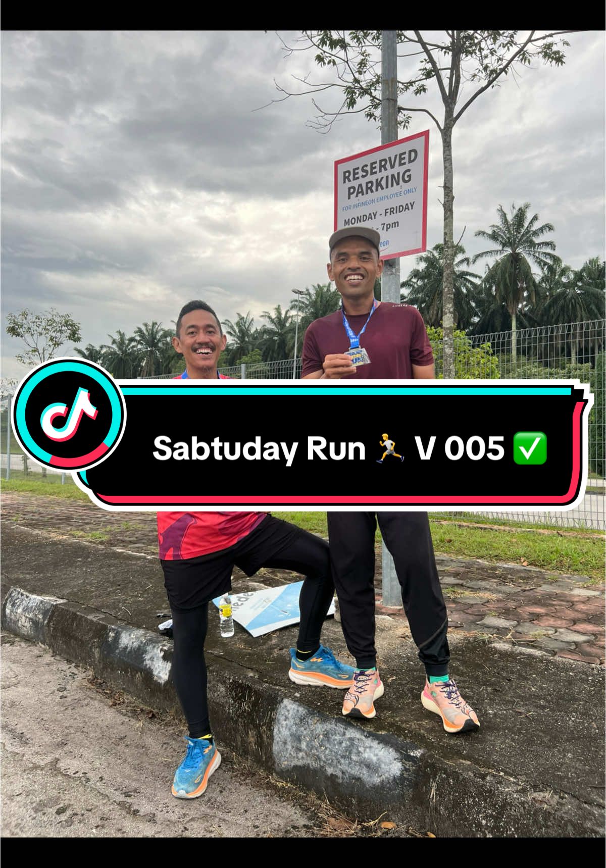 Salam Sabtuday Hadir ✅ Fun Run 7km Kulim United Run 🏃 #awaltakkalut #runningmotivation #santai2je #kulimunitedrun #Running #kulimcommunityrun 