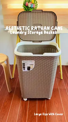 Rattan Style Laundry Basket! Ang aesthetic naman 😱 #laundrybasket #rattanbasket #rattanstyle #aestheticlaundrybasket #homebuddies 