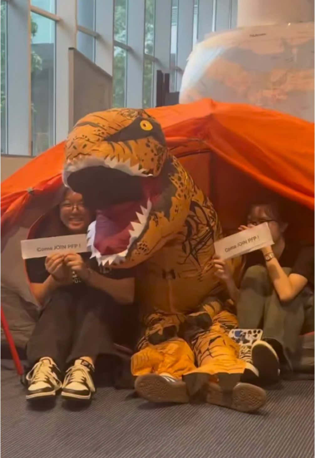 Spotted: Some very special guests roaming around RP Open House! 👀✨ But wait... are they who we think they are, or are our mascots just stealing the spotlight? 🦖 It's the LAST DAY to catch all the fun at #RPOH! #discoverRP #lifeinRP #RPOH #BeSoMuchMore #GreaterMe #fyp #tiktoksg #foryou #squidgame 