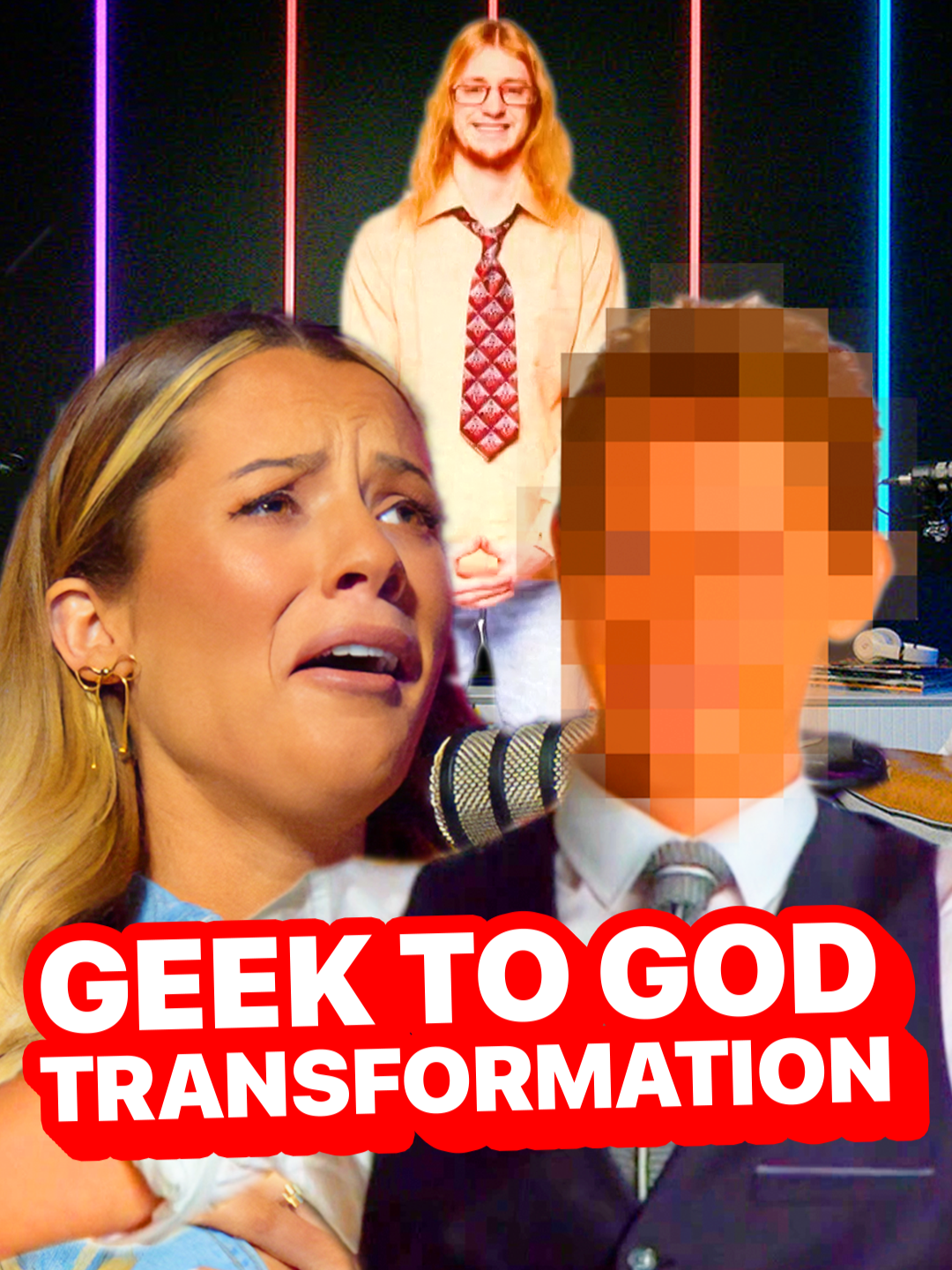 Who's Oliver's celebrity lookalike? 🫢   Watch more #beautyandthegeek makeovers on YouTube NOW Link in bio 🔗   #resayreacts #realitytv #datingshow #beauty #makeover