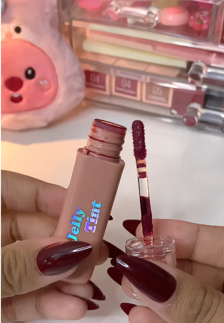 shade 09 rosewood 💗✨ #implorajellytint #jellytint #rosewood #imploracosmetics #imploraliptint #liptint #lips @Implora Cosmetics 