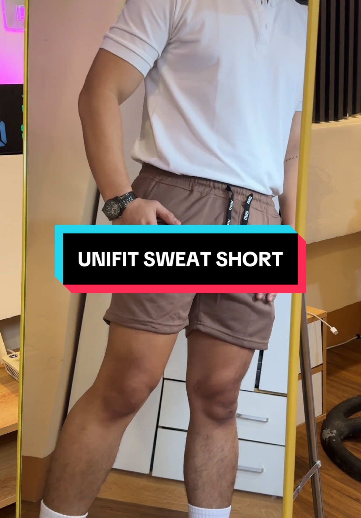 Above the knee SWEAT SHORT ba ang hanap mo? Baka UNIFIT na yan #unifit #sweatshort #unisex #creatorsearchinsights 