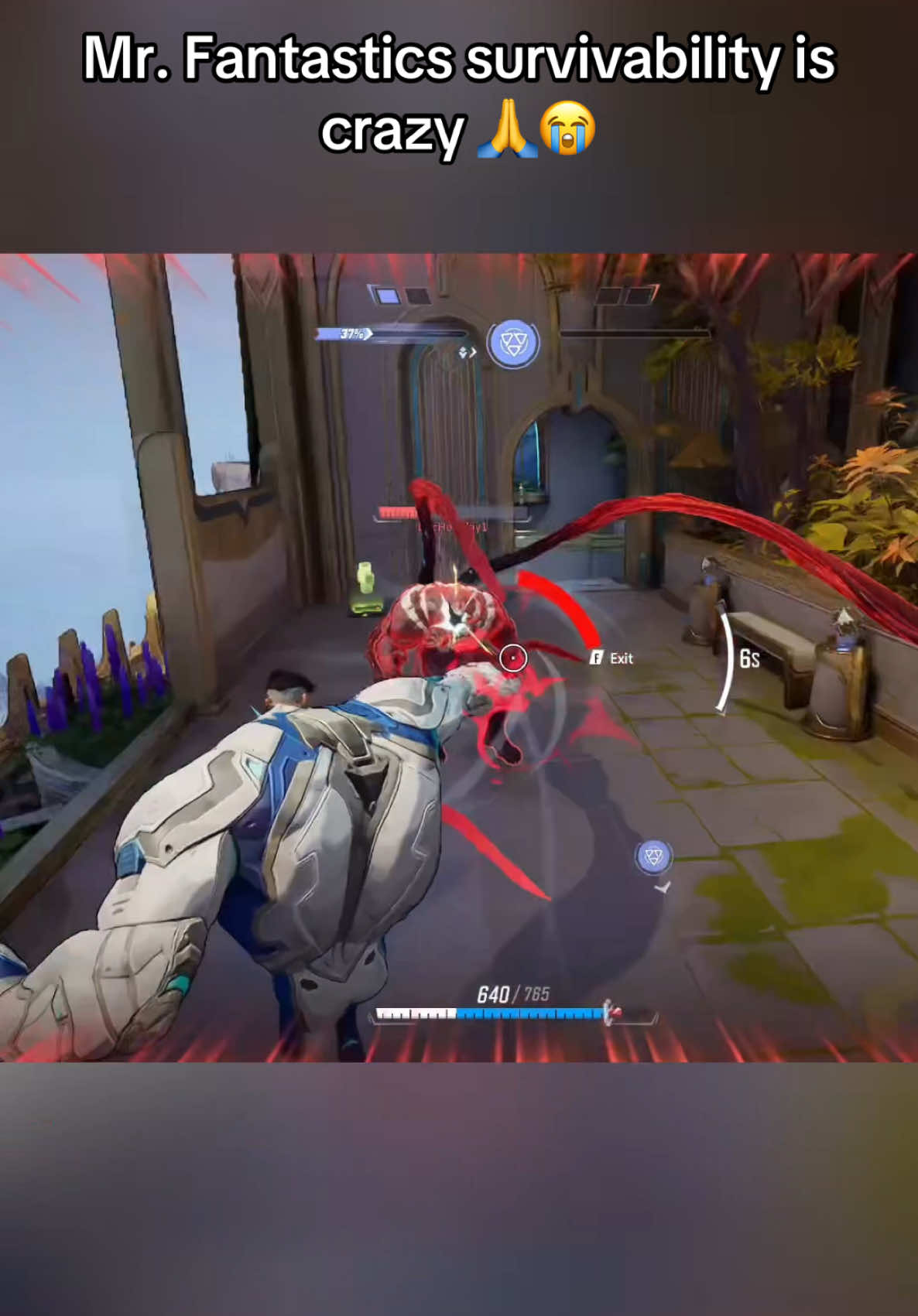 Bro is a tank #marvelrivals 