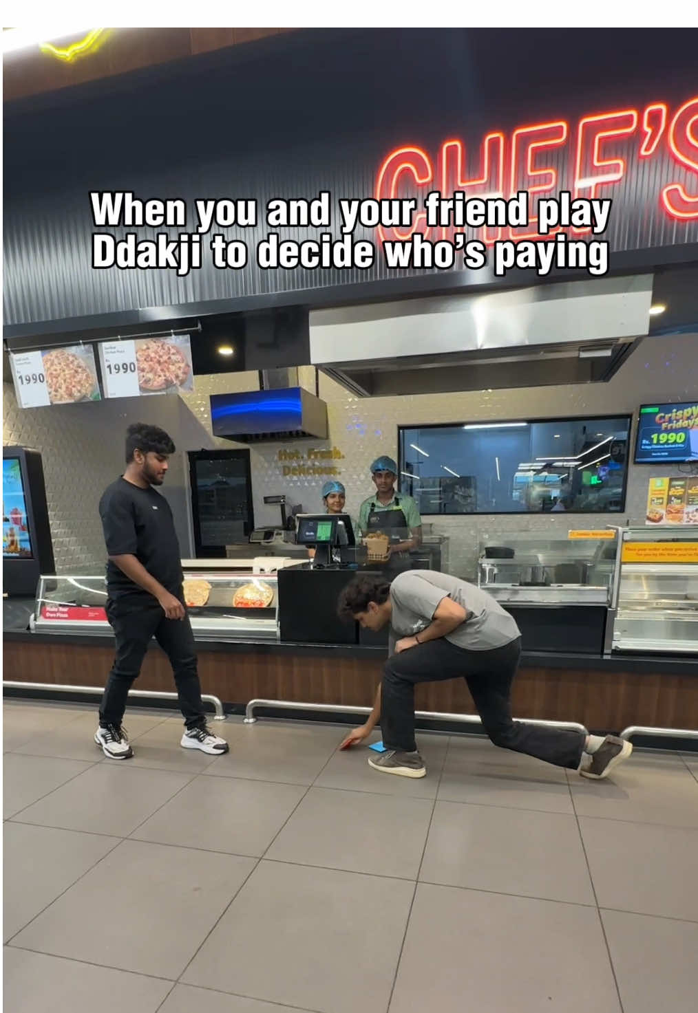 The legend says that they have still not decided 😂 #keells  #fyp #foryou #foryoupage #viraltiktok #squidgame #ddakji #chicken #friends #redlightgreenlight #meme #trend #squidgame2 #netflixseries #thanos #netflix #squidgamememes #relatable #memecut #오징어게임 #player456 #player001 #player120 #player230 #frontman #kdrama 