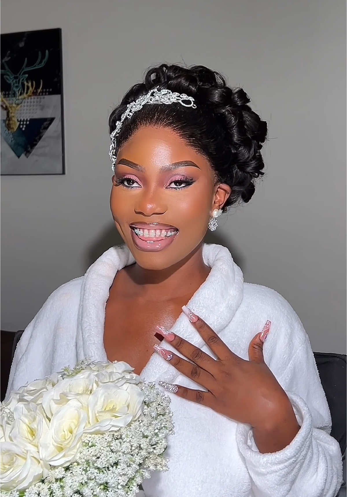 Skinwork process with Bride Maria ❤️❤️ #fypviral #viral #relatable #suggested #blowthisup #skinprep #makeuptutorial #chizglam #voiceover #creatorsearchinsights 