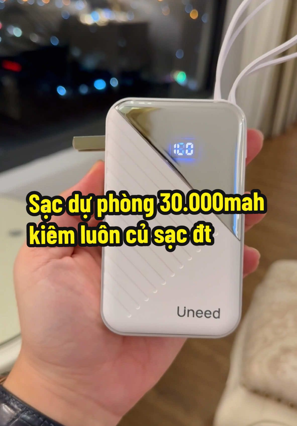 Sạc dự phòng giờ tiện quá kiêm luôn củ sạc điện thoại, sạc nhanh 35w, dung lượng pin khủng 30.000mah #sacduphong #sacduphong30000mah #sacduphong20000mah 