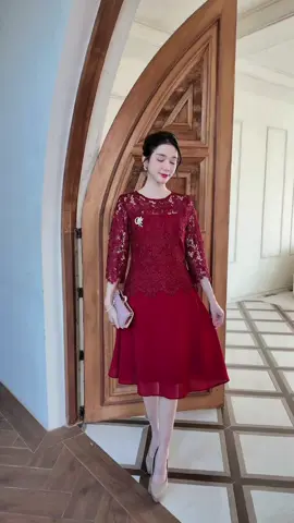 สวยมาก มี 5 สีแล้วนะคะ 🪭 #เดรสALLLADIES #ราคาดีทุกวัน #tiktokshopthailand 