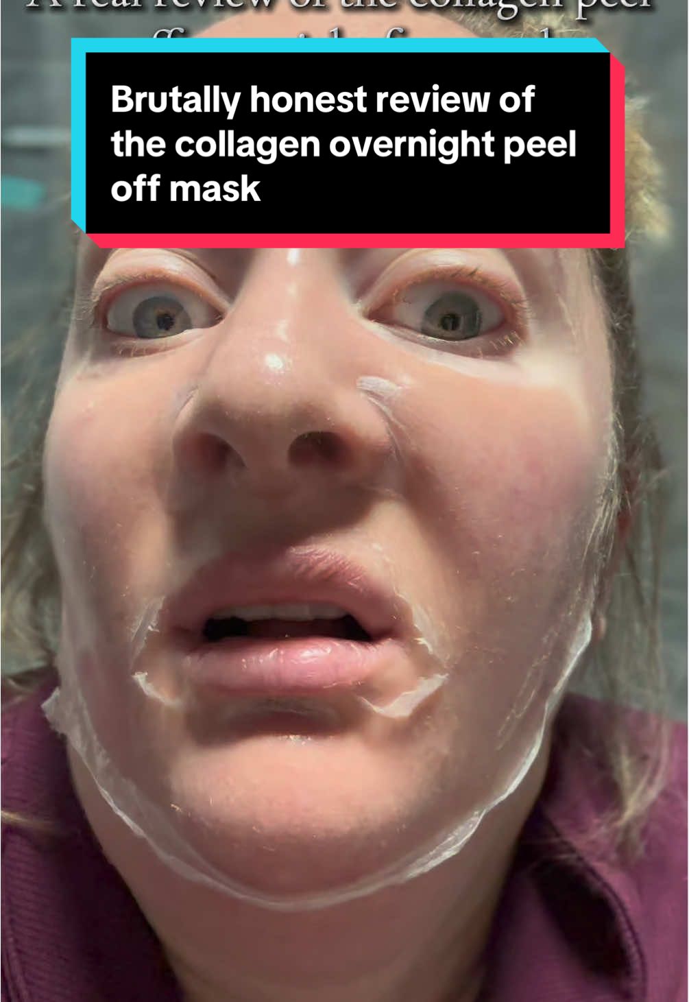 Overhyped nonsense. My review of the collagen overnight peel off mask which is selling in its thousands for some unknown reason. What do you reckon? Did my skin look better? Glowing? Smooth? Or exactly the same and I just threw £15 away so you don’t have to? #collagenfacemask #koecfacemask #honestreview #overnightmask #facepeel #skincare  #creatorsearchinsights 
