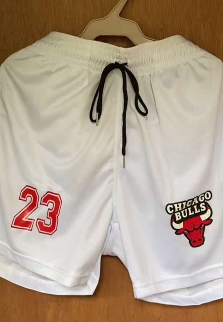 Jersey short ( Unisex )🫶✨  #jersey #jerseyshort #basketball #chicagobulls #whitejersey 