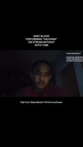 @BABY BLOOD Performing “Halikana” On his Latest Tiktok Livestream #babyblood #tiktokmusikat 