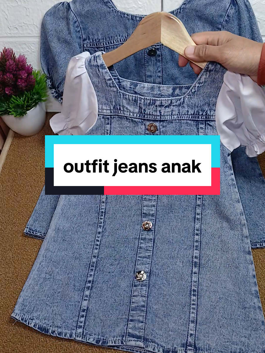 Membalas @kiki_makeuppp Dress nya emang secantik dan senyaman itu,bunda harus punya jangan sampai ga kebagian #dressanak #dressjeansanak #bajuanakperempuan #outfitlebaran2025 