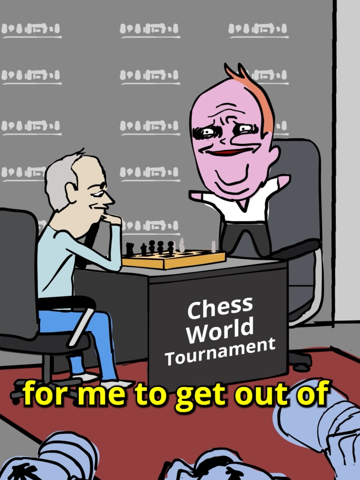 Felipe Di Poi - International Chess Tournament #astudiodigital #animation #funny @feleup