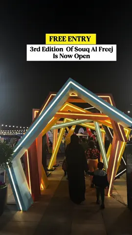 3rd Edition Of Souq Al Freej Is Now Open In Al Barsha Pond Park 1 Until 19th January  🖤Free Activities For Kids 🖤Live Stage Shows 🖤Kids Fun Area 🖤Delicious Food And Shopping Stalls 🖤Ice Skating @gogovillage  ⏰ 4pm-10’pm 📍Al Barsha Pond Park 1 #freej #souq #albarsha1 #dubai#uae#dubaievents#free #winters##goviral#trendingplaces#kidsactivities #foryoupage#dubaiexplorer #uaebloggers #tiktokviral