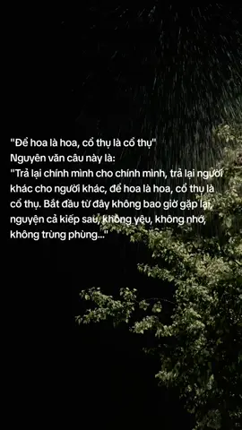 Năm tháng ấy vì Duyên mà gặp Năm tháng sau vì Phận mà tan . 😔  Tâm đã bình Lòng nguội lạnh Tình đã cạn Nghĩa cũng xong Nợ duyên người ta đã trả hết Tất cả kết thúc từ đây  Sau này vĩnh viễn không trùng phùng