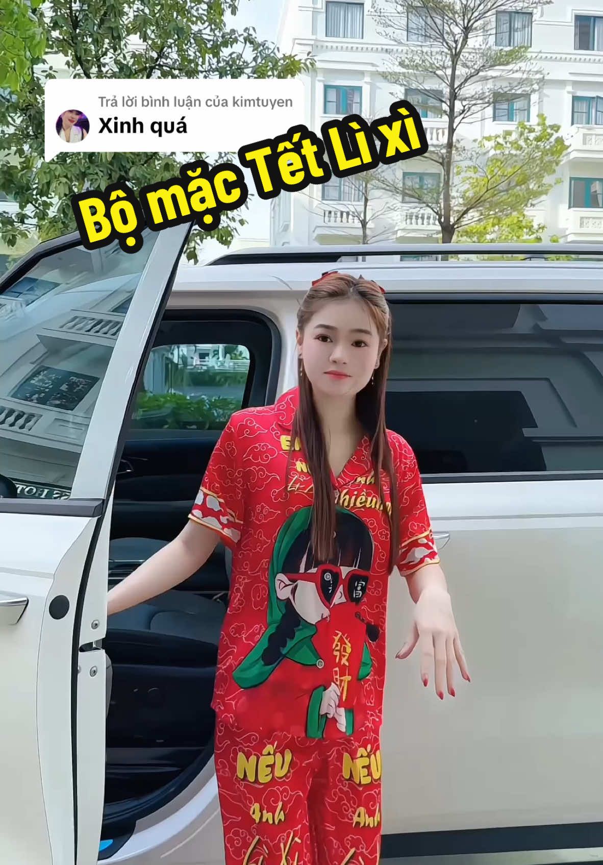 Trả lời @kimtuyen Đồ bộ Pijama mặc Tết lì xì Tết . Đồ bộ, đồ mặc nhà, pijama lụa tơ tằm mềm mịn cao cấp, mẫu mới xinh xỉu #dobo #pijama #domacnha #domacnhadethuong #dongu #donguxinh #hangdumuc #hdmentertainment #ngandali 