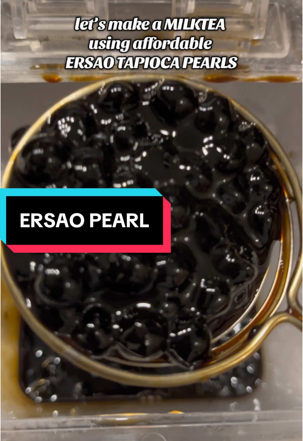 Chewy pearls. #tapioca #ersaopearl #tapiocapearls #bobapearls #milktea #affordablepearls #chewypearls #perfectpearl #viral #trending #bobamilktea #bubbletea #bubblepearl @catherine 