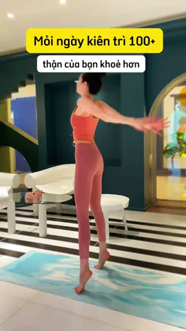 một hành động rất tốt cho thận vừa giảm cân toàn thân nè #yogatainha #yoga #kegel #tapbung #tapbungtainha 