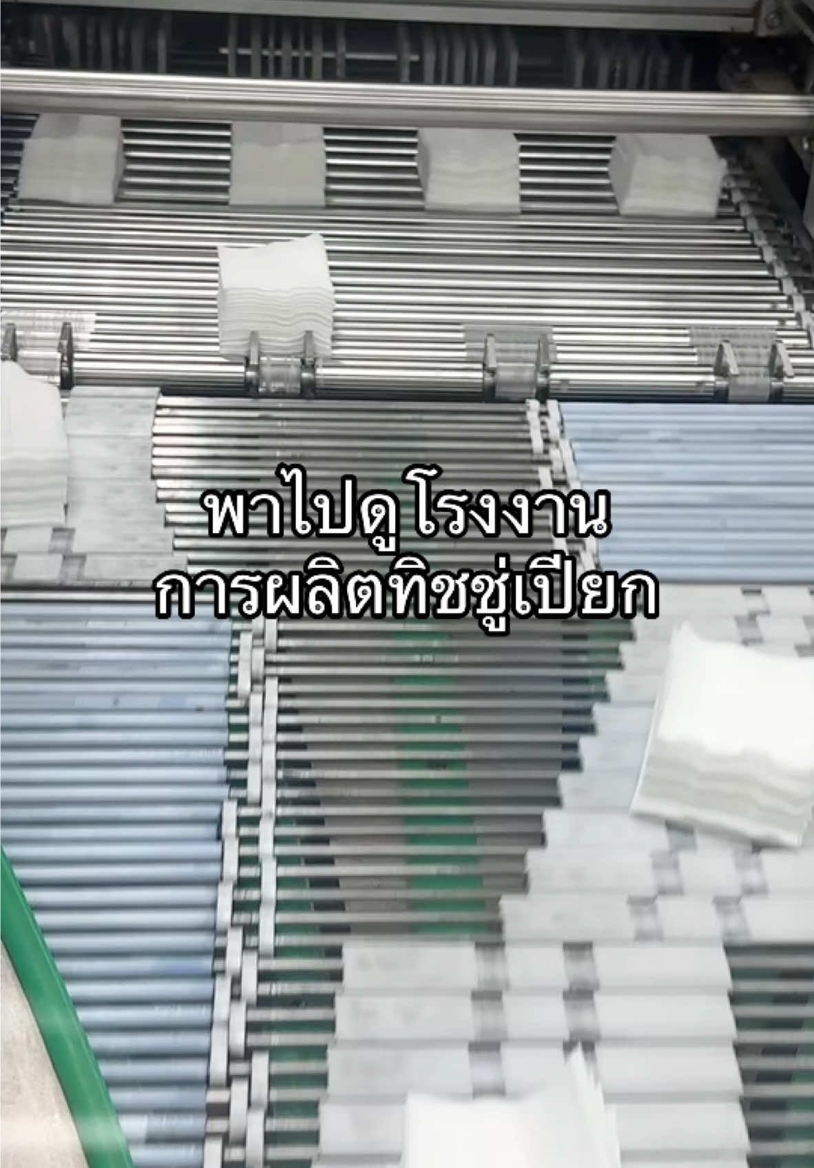 พาไปดูเบื้องหลังการผลิตทิชชู่เปียก #ทิชชู่เปียก #ผู้บริโภค #ทิชชู่เปียกพกพา 