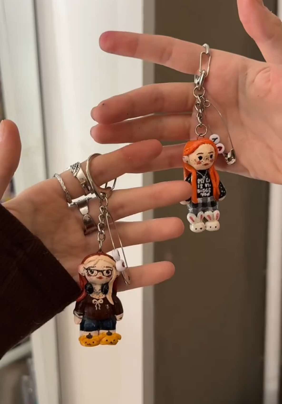Make little versions of us keychains🧍‍♀️