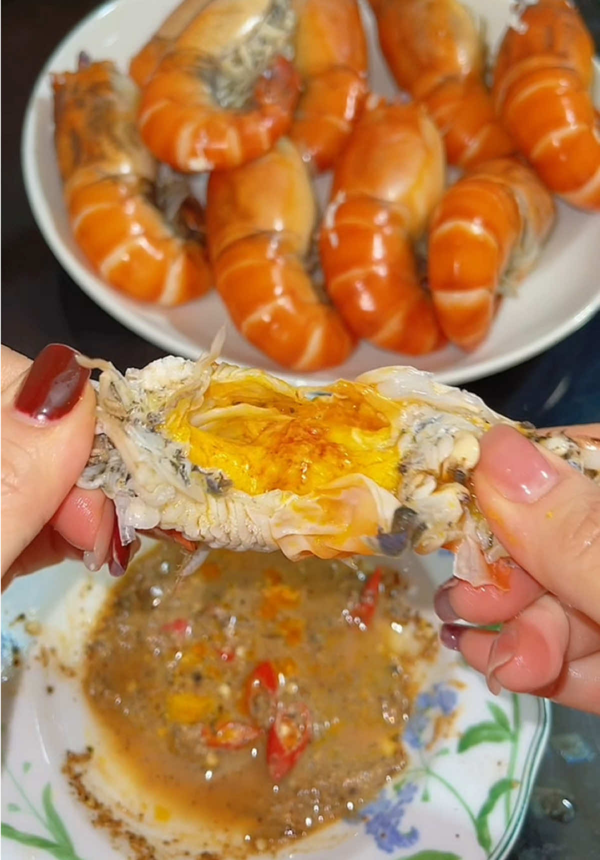 Tập 8 mỗi ngày một món ăn : tôm càng xanh luộc chấm muối tiêu #taplamdau68 #moingaymotmonngon #tomcangxanh#yummyfood 