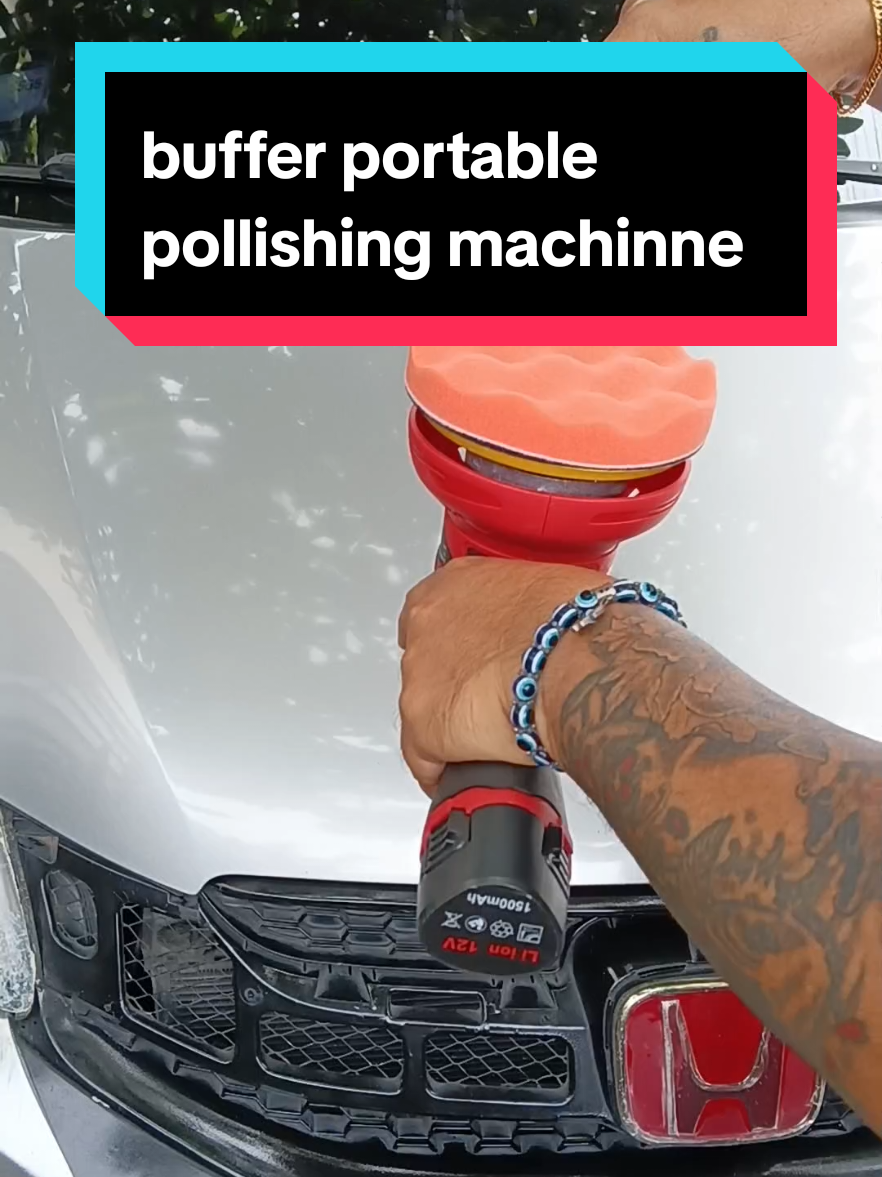 cordless car buffer portable pollishing machine rechargeable lithium battery and polishing pad kit for waxing #cordlesscarbuffer #portablewirelesspolishing #carpolishingmachine #tiktokfyp #tiktokshopph #tiktokviralvideo 