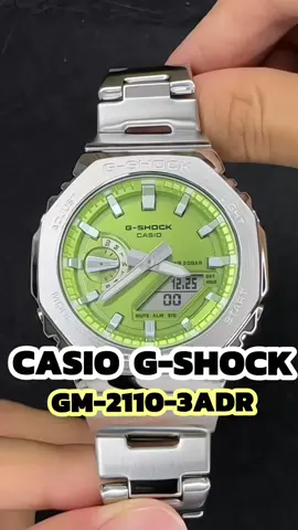 “G-SHOCK GM-2110D-3ADR 💚 สายเท่ ดุดัน ต้องเรือนนี้!” ⏱ ดีไซน์โดดเด่น: หน้าปัดสีเขียวเมทัลลิคสุดล้ำ พร้อมขอบสแตนเลสเงาวาว 💪 ทนทุกสภาพการใช้งาน: G-SHOCK ขึ้นชื่อเรื่องความอึด กันกระแทกขั้นเทพ 🌊 กันน้ำลึก 200 เมตร: ลุยได้ทุกกิจกรรมไม่ว่าจะน้ำหรือบก 🔋 ฟังก์ชันครบจบ: ทั้งเวลา ดิจิทัล และอนาล็อก พร้อมไฟส่องสว่าง ✨ เหมาะกับทุกลุค เพิ่มความโดดเด่นได้ทันที! ใครยังไม่มีถือว่าพลาด สั่งเลย! 🚀 
