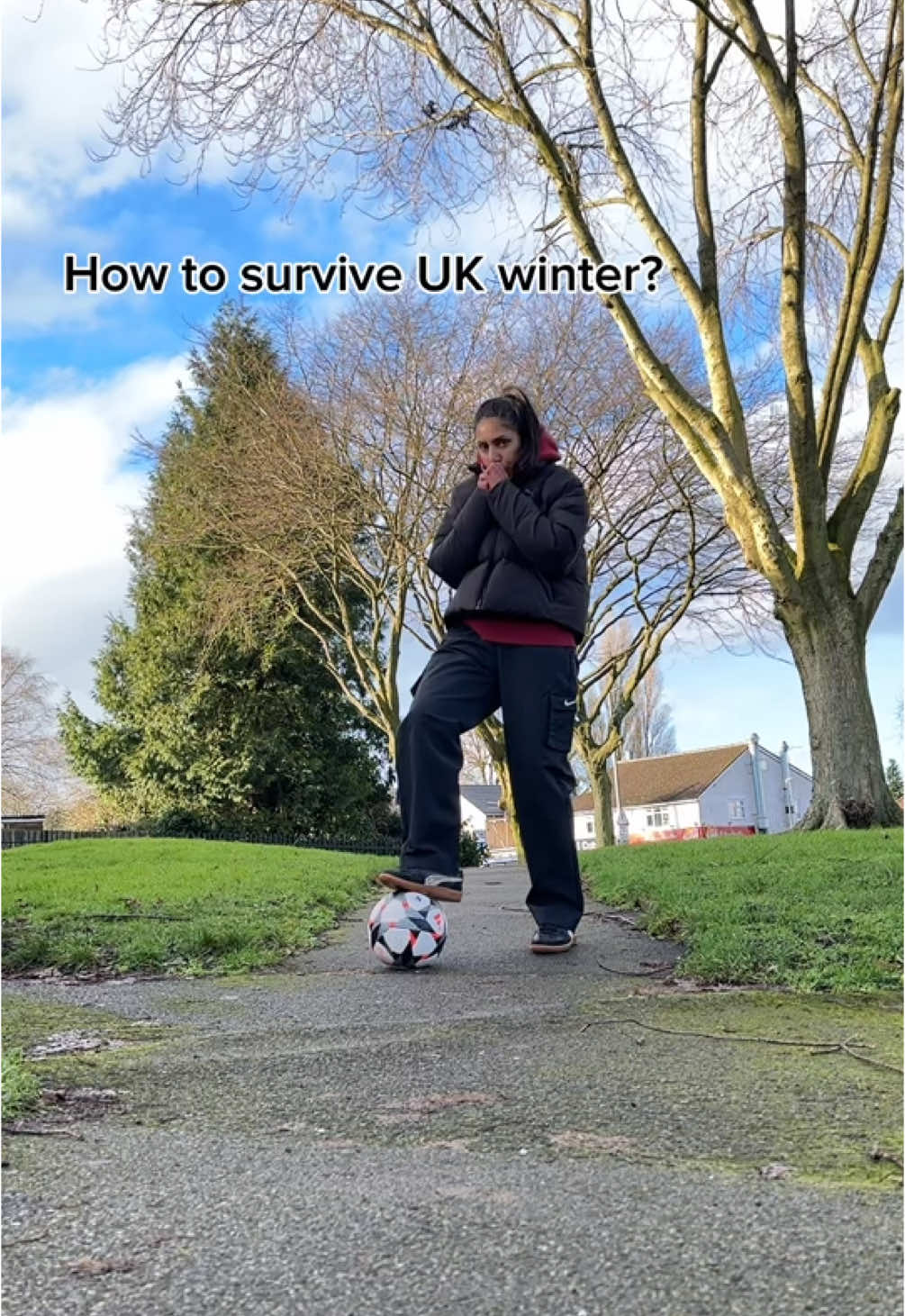 Thats one way to deal the UK winter 🌍📍 #Soccer #travel #ukwinter #football
