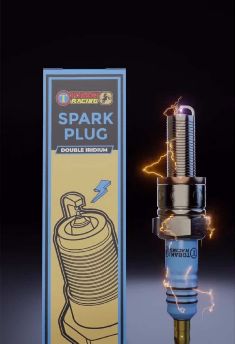 Quality mantap spark plug performance. #sparkplug #tobakiracing #lc135 #y15zr #y16zr #honda #yamaha #suzuki  motor gaya