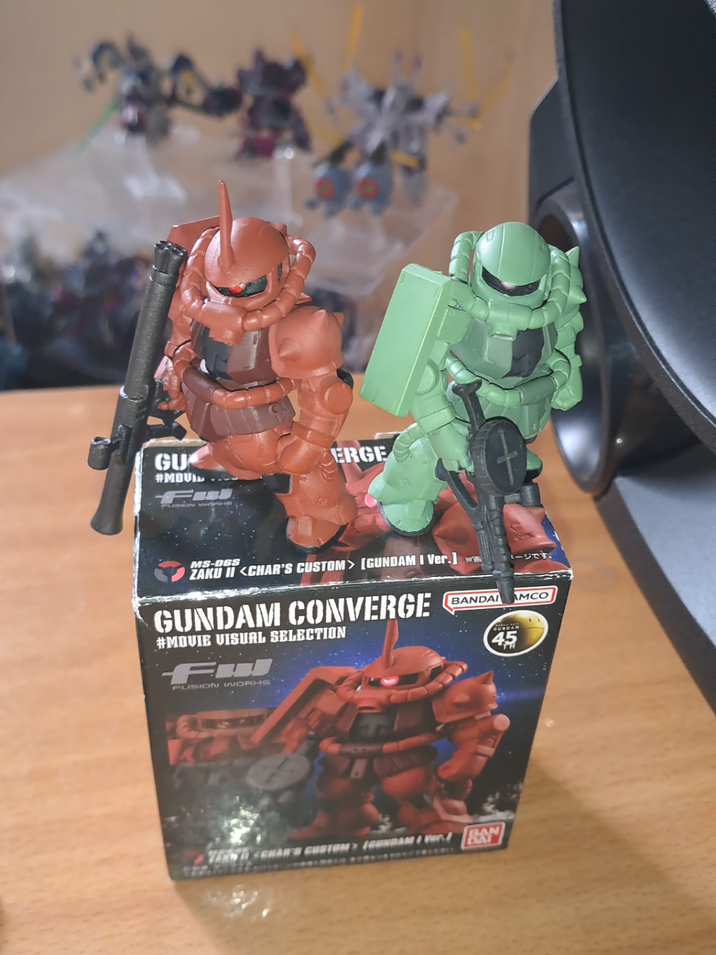 Bandai Fw Gundam converge #movie visual selection . Zaku II Char's custom ( Gundam I ver ) #bandai #gundam #fwgundamconverge #gundamconverge #zaku #gundamzaku #buyamaha90 #2025 