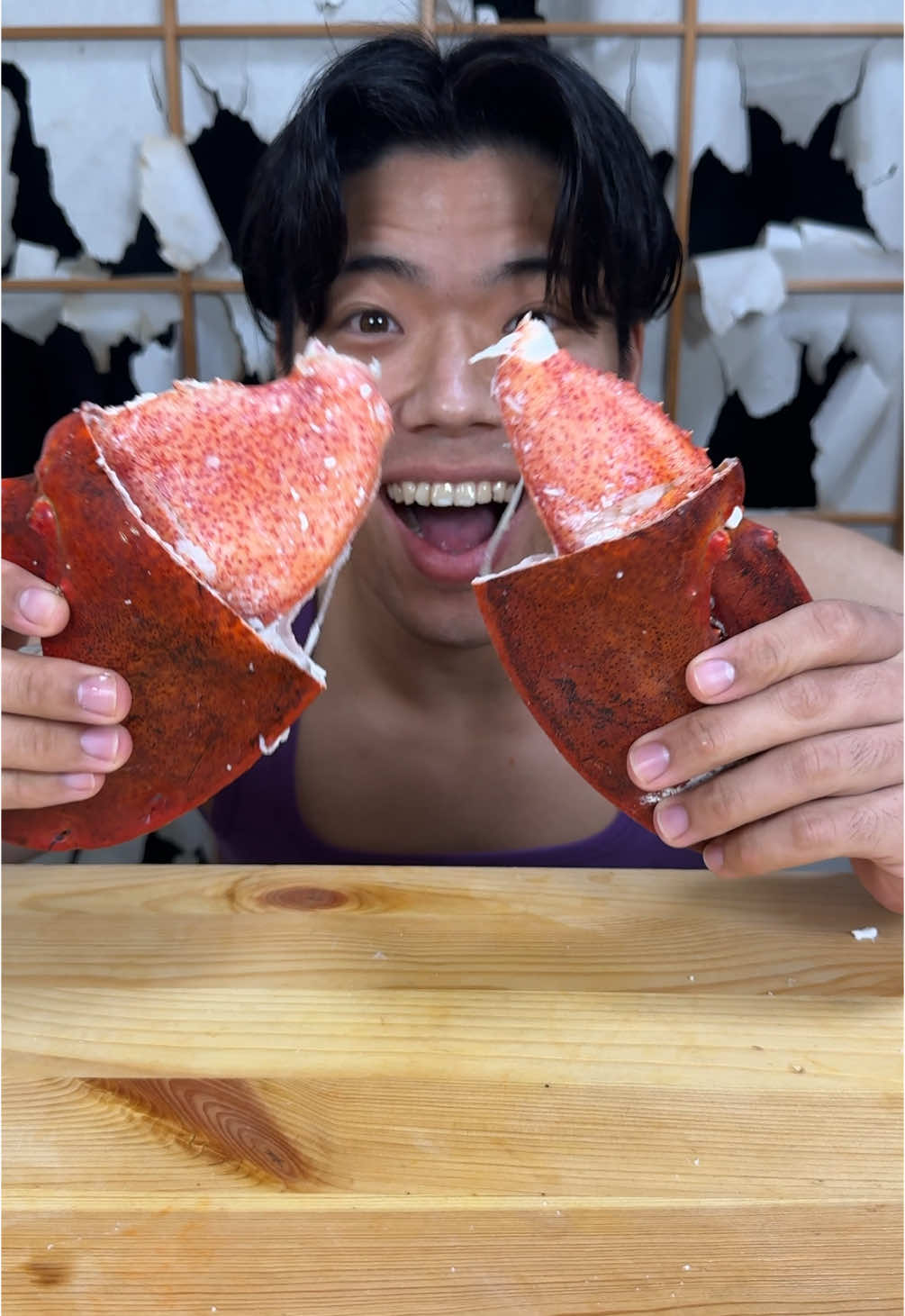 champion lobster. #purplegorilla #mukbang 