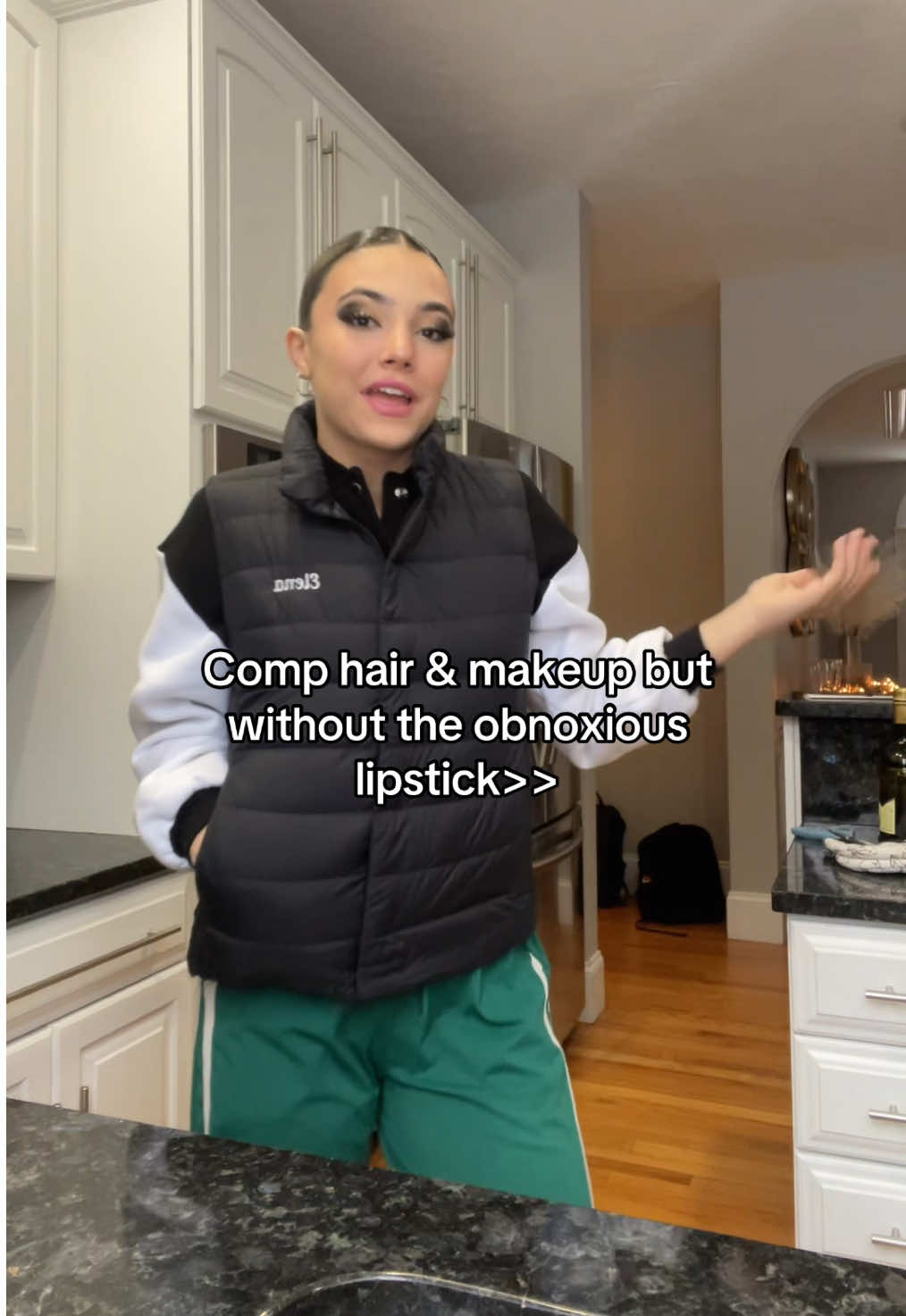 The best #dance #dancersoftiktok #dancetok #compdance #makeup #hair #slickback #redlip #compmakeup #comphair #dancer 