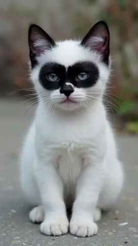 Amazing real Zorro kitten 🥸❤️☺️🐈‍⬛😂 #kitten #kittens #kittensoftiktok #catsoftiktok #cutecat #ai #catlovers #catlover #trendingvideo #viralvideos #PetsOfTikTok #cuteanimals #recommendations 