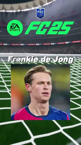 Create Frenkie de Jong in EA Sports FC 25 Clubs #eafc #proclubs #face #frenkiedjong #dejong #proclubsfifa 