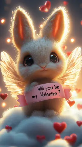 Cutest Valentine 💝💌 #aiart #aianimation #animal #cute #viral #fantasy #ValentinesDay #Love #valentine 
