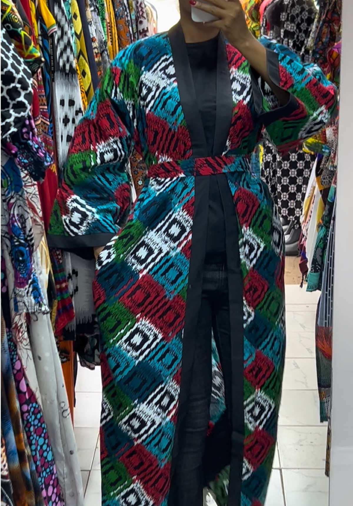 Kimonos available at the shop Ksh 2000 #kimono #ankara #njambifrikaoutfits 