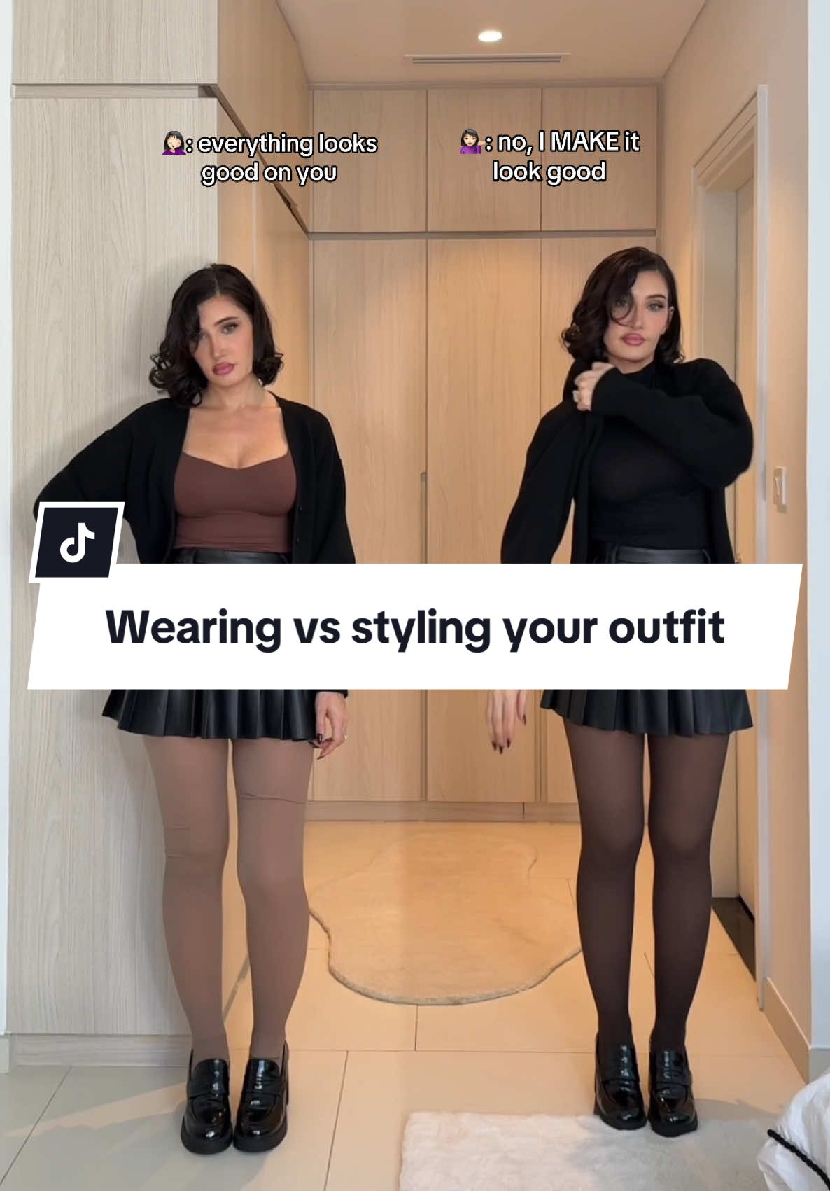 The power of styling your outfit instead of just wearing it 💫 do you see what difference it can make to your overall appearance if you just put a little bit more effort into your outfits? 