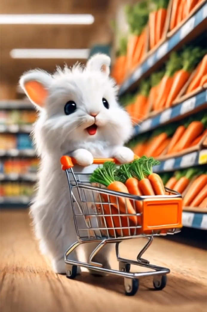 Weekend shopping, bunny style 🐰🥕🛒 #bunny #bunnylove #bunnyrabbit #bunnylife #cutebunny #socute #cute #howcute #adorable #adorableanimals #aww  #awww #bunniesoftiktok #bunnytok #cutie #cuteanimals #cutenessoverload 