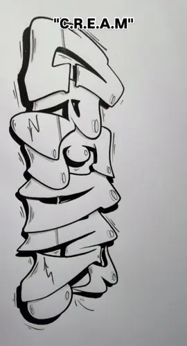 C.R.E.A.M 💫 ▶️pen linked in my bio - #fyp #fy #art #graffiti #viral #drawing #satisfying 