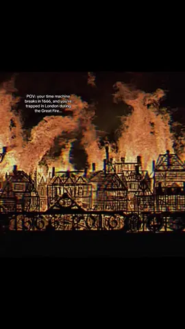 There’s nowhere to run… #greatfireoflondon #History #historytok 
