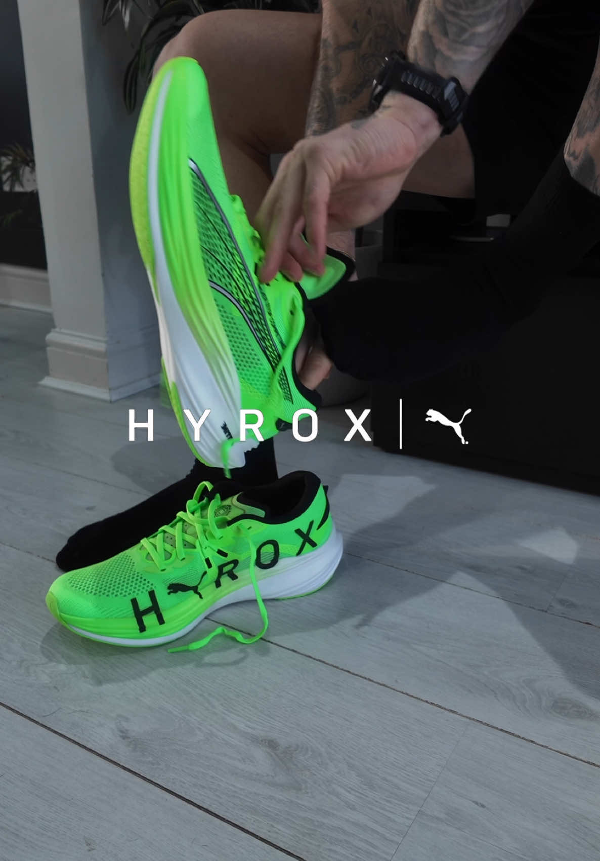 PUMA Deviate Nitro 3 HYROX I’ll be using these on race day at Manchester II in a few weeks - hopefully securing another PB. The PUMAGRIP along with the ability to lock the laces in will help to keep my feet secure on the sled push and pull. With a decent base offering plenty of support for the lunges and wall balls, I’ll be breaking these in with a few workouts over the coming weeks. Some key features 👇🏼  PWRPLATE - Carbon fibre plate engineered to stabilise the midsole while maximizing energy transfer. NITROFOAM™ Elite - Premium performance foam technology that provides pinnacle responsiveness in an extremely lightweight package. PUMAGRIP - Durable performance rubber compound designed for all-surface traction. @HYROXUK @HYROX @PUMA.UK @Start Fitness UK  #hyroxtraining #hyroxworld #runnersworld #runningtrainers