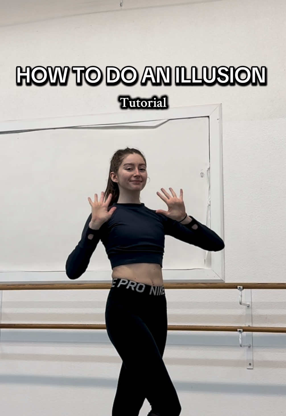Illusion Trick Tutorial 🖤 #contortion #gymnastics #flexibility #rhythmicgymnastics #ballet #figureskating #poledance #aerial #stretching #yoga #tumbling #split #gym #gymgirl #howtostretch #backbend #yogaflow 