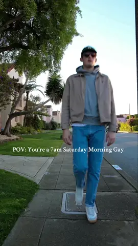 POV you’re a 7am Saturday morning gay. #gay #gaytiktok #fyp #mensfashion #mensclothing #menswear 