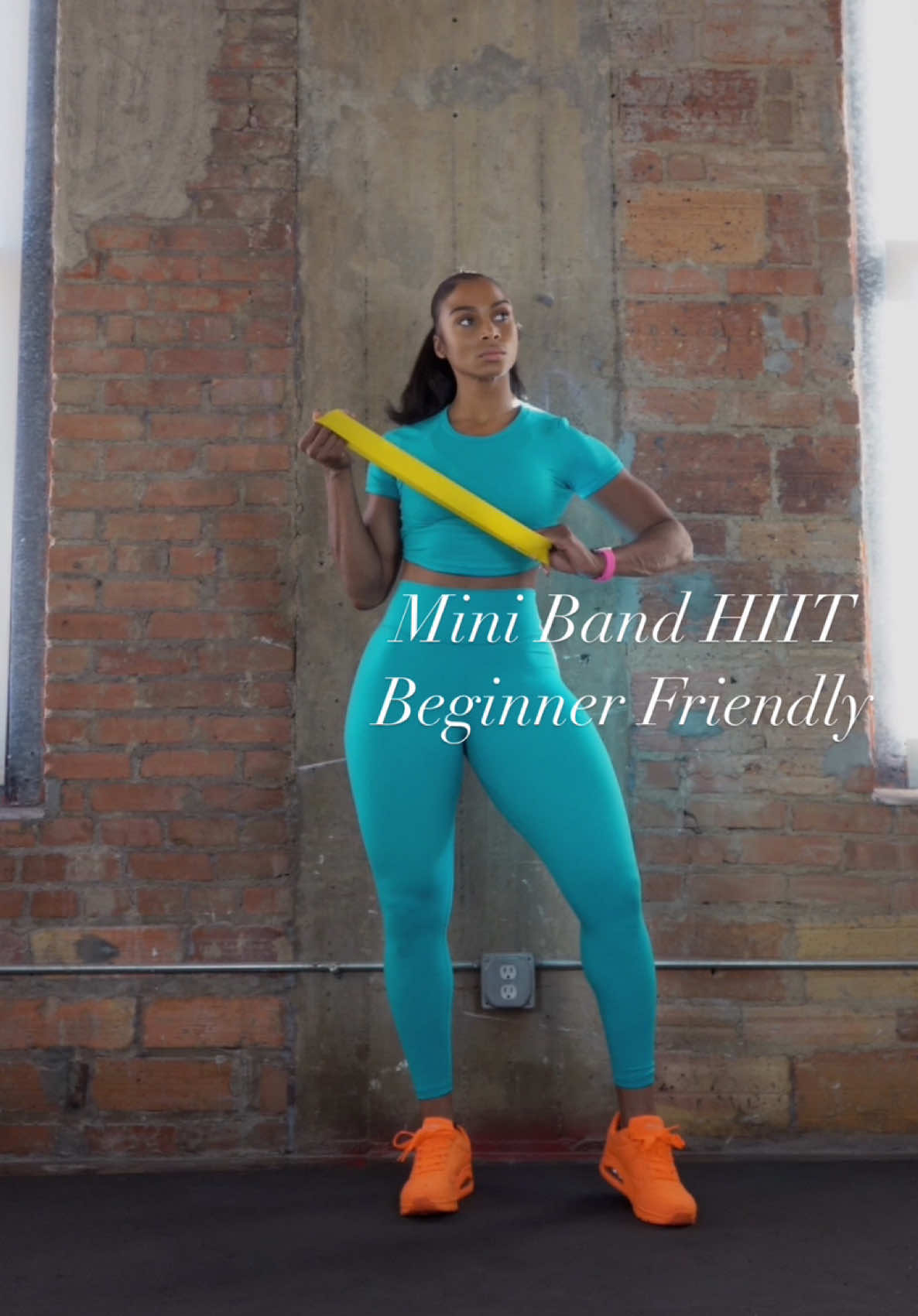 30 Minute Mini Band HIIT🔥 - Beginner Modifications  Save ➡️ Share ➡️ Execute  Grab a mini band and let’s get this sweat session started. Also can be done with no equipment 💪🏽💦 Workout - Tabata Style  10 Rounds 35 seconds work 10 seconds rest in between each exercise  ✔️ Banded Pop Squats ✔️ Lateral Kick to Sumo Squat ✔️ Banded Squats ✔️ 2 Front Pulse Kicks / 2 Lateral Pulse Kicks Rest for 45 seconds after each round then repeat  If you’re loving these workouts, make sure you download the @resilient_app for more intense workouts, meal plans, workout plans and more! Link for fitness app in bio! Let’s get to work fam!   #hiit #cardio