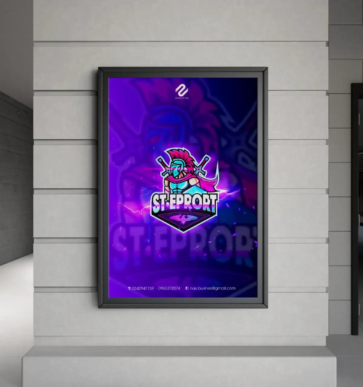 Thiết kế Logo gaming quân đoàn.