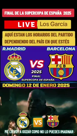 SIGUENOS PARA VER LA FINAL 📍 #directo #futbol⚽️ #live #realmadridfc #fcbarcelona #supercopadeespaña #horarios  #follow 