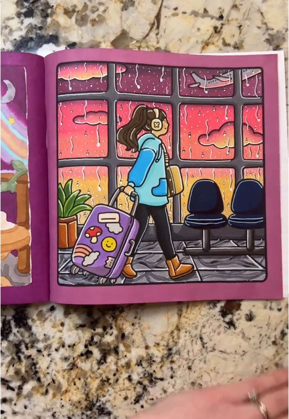 Thank goodness it didn’t turn out ugly 😮‍💨 Book: Girl Moments by @cocowyocoloring  Markers: Caliart Alcohol Markers Pen: Uniball White Gel Pen and Micron Pen #coloringtok #coloringbook #ohuhumarkers #caliartmarkers #coloringpages #coloringinspiration #cozyvibes #cozycoloring #cocowyocoloringbook #cocowyo #cozygirl #coloring #cozyfriends #girlmomentscoloring #girlmoments 